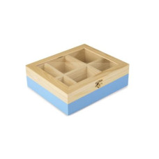 Ibili Teebeutel-Box 6 ×, Blau