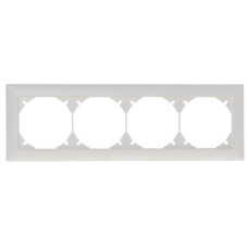 Feller EDIZIOdue Abdeckrahmen 4-teilig weiss Feller EDIZIOdue Abdeckrahmen 4-teilig weiss