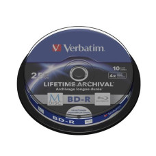 Verbatim BD-R M-Disc 25 GB, Spindel (10 Stück) Verbatim BD-R M-Disc 25 GB, Spindel (10 Stück)