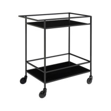 House Nordic Bartrolley Vita 79 x 68 cm, Schwarz