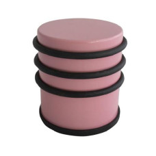 HSI Hermann Schwerter Iserlohn Türsicherung Puck hoch, Edelstahl, Ø 68 mm, Rosa