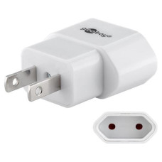 Max Hauri Reiseadapter EU – USA, Weiss