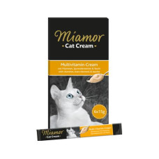 Miamor Katzen-Snack Multi-Vitamin Cream, 6 x 15 g Miamor Katzen-Snack Multi-Vitamin Cream, 6 x 15 g