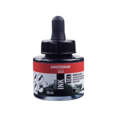 Amsterdam Acryltinte 30 ml, Schwarz Amsterdam Acryltinte 30 ml, Schwarz