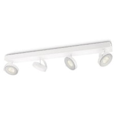 Philips Aufbauspot Warm Glow Clockwork, 4 x 4.5 W, 2000 lm, Weiss