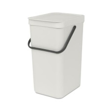 Brabantia Recyclingbehälter Sort & Go 16 l, Hellgrau