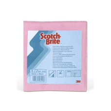 Scotch-Brite Mikrofaser-Reinigungstuch 30 x 40 cm, 5 Stück  Rot Scotch-Brite Mikrofaser-Reinigungstuch 30 x 40 cm, 5 Stück  Rot