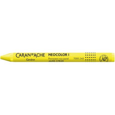 Caran d'Ache Wachsmalstifte Neocolor 1 wasserfest Zitronengelb