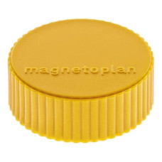 Magnetoplan Haftmagnet Discofix Magnum Ø 3.4 cm Gelb, 10 Stück