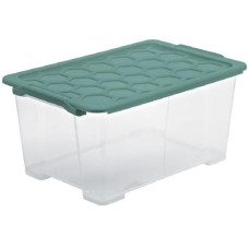 Rotho Aufbewahrungsbox Evo Safe 44 l, Grün/Transparent Rotho Aufbewahrungsbox Evo Safe 44 l, Grün/Transparent