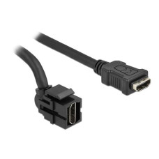 Delock Keystone-Modul HDMI Buchse – HDMI Buchse Schwarz Delock Keystone-Modul HDMI Buchse – HDMI Buchse Schwarz
