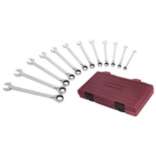 Kraftwerk Ringgabelschlüssel-Set CLICKRAFT umschaltbar, 12-teilig Kraftwerk Ringgabelschlüssel-Set CLICKRAFT umschaltbar, 12-teilig