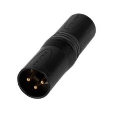 Neutrik Audio-Adapter NA3MM-B XLR 3 Pole, male - XLR 3 Pole, male