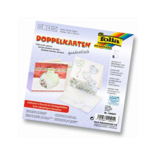 Folia Blankokarte 220 g/m2 quadratisch Crème Folia Blankokarte 220 g/m2 quadratisch Crème