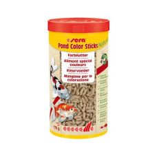 sera Fischfutter Pond Color Sticks Nature 1 l