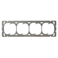 Feller EDIZIOdue Befestigungsplatte 4-teilig senkrecht Feller EDIZIOdue Befestigungsplatte 4-teilig senkrecht