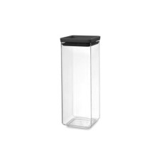 Brabantia Vorratsbehälter Tasty 2.5 l, Schwarz/Transparent