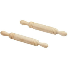 HobbyFun Mini-Utensilien Nudelholz Natur