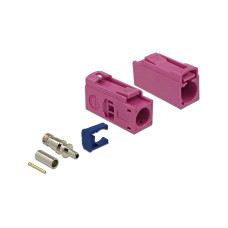 Delock Antennenadapter FAKRA H, zum Crimpen FAKRA H - FAKRA H