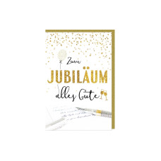 Braun + Company Glückwunschkarte Jubiläum 11.5 x 17 cm, inkl. Couvert