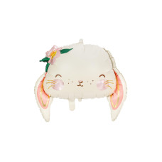 Partydeco Folienballon Kaninchen 65 x 55 cm, Mehrfarbig Partydeco Folienballon Kaninchen 65 x 55 cm, Mehrfarbig