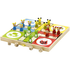 Viga Familienspiel Ludo Tiere