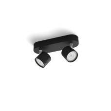Philips Aufbauspot Star, 2 x 4.5W, 2700K, Schwarz