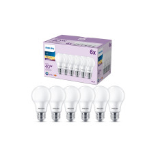 Philips Lampe (40W), 4.9W, E27, Warmweiss, 6 Stück