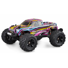 Amewi Monster Truck Hyper GO Brushless 4WD, Blau/Rot, 1:16, RTR