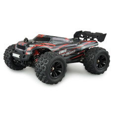 Amewi Truggy Hyper GO Brushless 4WD, Schwarz/Rot, 1:16, RTR
