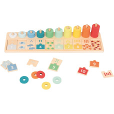 Spielba Holzspielwaren Beschäftigungsspielzeug Zähl – und Zuordnungsbrett