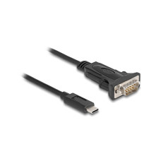 Delock Serial-Adapter USB-C – RS-232 D-Sub 9 Pin mit Schraube 0.25m Delock Serial-Adapter USB-C – RS-232 D-Sub 9 Pin mit Schraube 0.25m