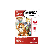 Clairefontaine Zeichenblock Manga A4, 50 Blatt Clairefontaine Zeichenblock Manga A4, 50 Blatt