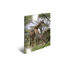 HERMA Gummibandmappe A4 Giraffe, Polypropylen, mit Innendruck