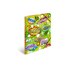 HERMA Gummibandmappe A4 Comics, Polypropylen, mit Innendruck