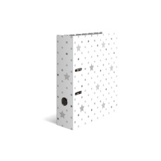 HERMA Ordner Sterne A4 7 cm, Hellgrau HERMA Ordner Sterne A4 7 cm, Hellgrau