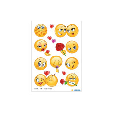 Herma Stickers Motivsticker Love Faces, 1 Blatt