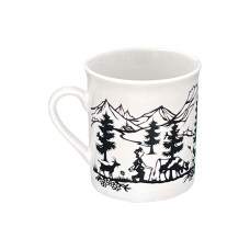 Heidi Cheese Line Kaffeetasse Cut 120 ml, 1 Stück, Weiss