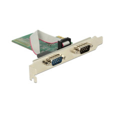 Delock PCI-Express-Karte 89555 2x Seriell / RS232