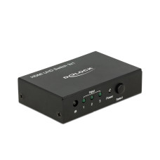 Delock Verteiler 3 Port HDMI Switch 4K/60Hz