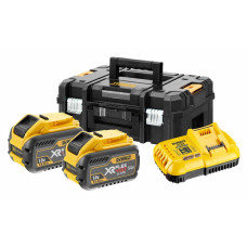 DeWalt Starter-Set XR Ladegerät und 2x 54 V 12 Ah Akku