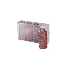 Boltze Vase Panja 4 Stück, 14 cm, Rosa Boltze Vase Panja 4 Stück, 14 cm, Rosa