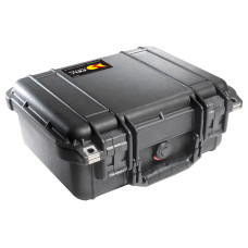 Peli Schutzkoffer 1400 ohne Schaumstoffeinlage, Schwarz Peli Schutzkoffer 1400 ohne Schaumstoffeinlage, Schwarz