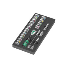 Wera Knarren-Satz 8000 B Zyklop 9721 Schaumstoffeinlage, 23-tlg Wera Knarren-Satz 8000 B Zyklop 9721 Schaumstoffeinlage, 23-tlg