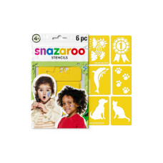 Snazaroo Zubehör Schablonen Gemischt, 6 Stück