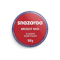 Snazaroo Schminkfarbe Blister 18 ml, Leuchtrot