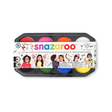 Snazaroo Zubehör Schminkpalette Jumbo, 8 x 18 ml