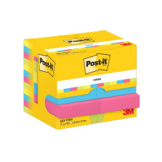Post-it Notizzettel Energy 51 x 38 mm, Mehrfarbig, 12 Blöcke