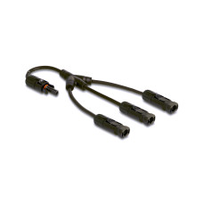 Delock Splitter Kabel DL4 1x Buchse zu 3x Stecker 4 mm², 35 cm