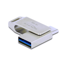 Delock USB-Stick 3.2 Gen 1 USB-C + Typ-A 16 GB